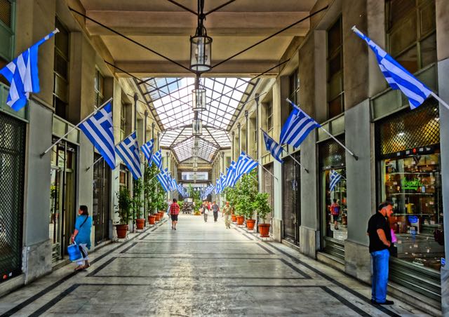 التسوق في اثينا