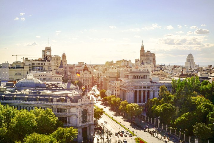 درجة الحرارة في مدريد